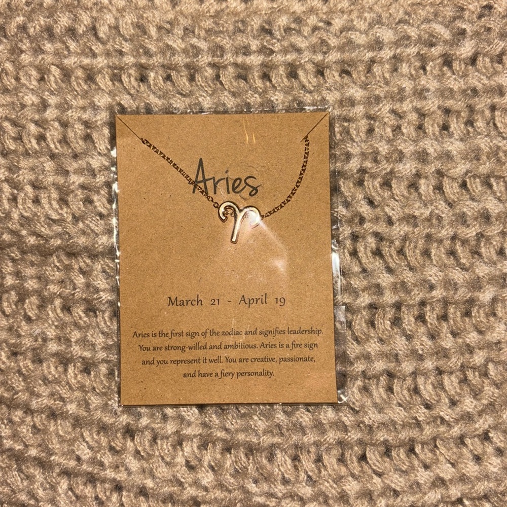 Brand new Aries necklace
